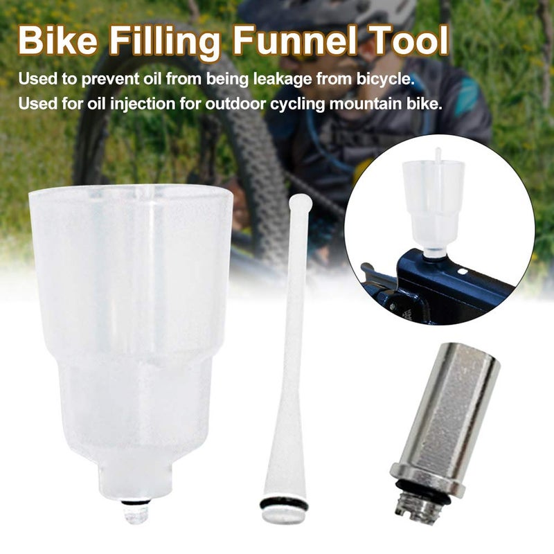 BNYTXV ZSooner Bike Oil Funnel Tool Disc Brake Bleed Kit for Shimano - Image 5